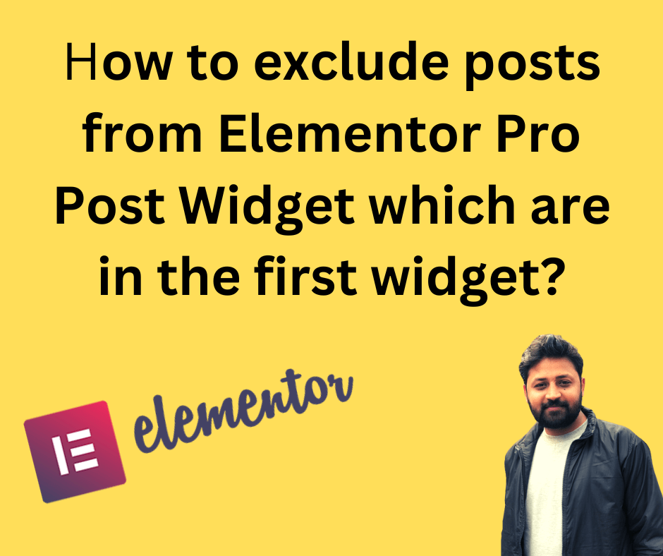 How to exclude posts from Elementor Pro Post Widget which are in the first widget?